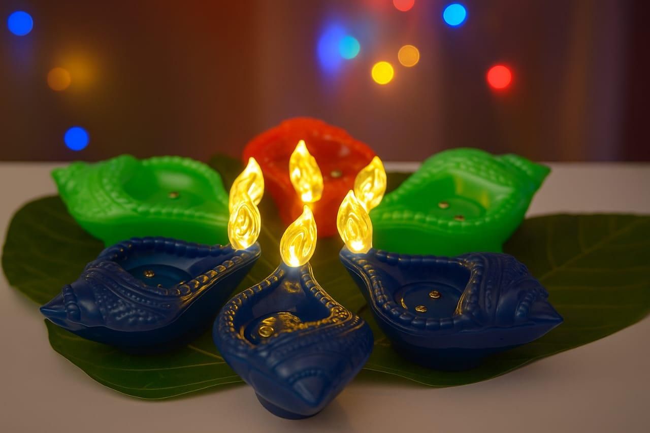 Shankh Water Sensor LED Diya