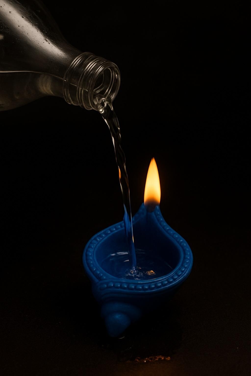 Shankh Water Sensor LED Diya